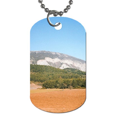 mountainscene1 Dog Tag (One Side) from ArtsNow.com Front