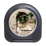 Cat Lovers - My Siamese Love -  Quality Travel Alarm Clock