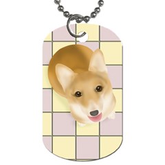 Walking Dog Dog Tag (Two Sides) from ArtsNow.com Back