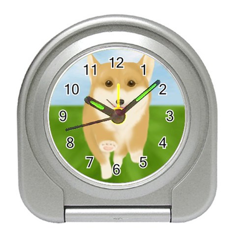 Walking Dog Travel Alarm Clock from ArtsNow.com Front