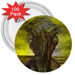 Alien Astronaut 3  Button (100 pack)