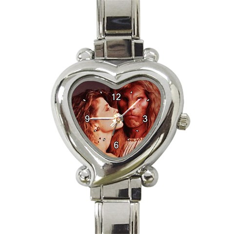 tvb&b Heart Italian Charm Watch from ArtsNow.com Front