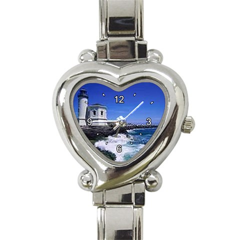 thumbnailCAKP5APZ Heart Italian Charm Watch from ArtsNow.com Front