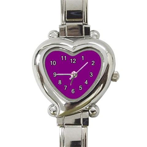 untitleddfrassdhhyqqwe Heart Italian Charm Watch from ArtsNow.com Front