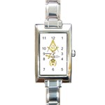 masonic_symbols2 Rectangular Italian Charm Watch