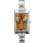 Big_Cats Rectangular Italian Charm Watch