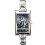 guardian_angel Rectangular Italian Charm Watch