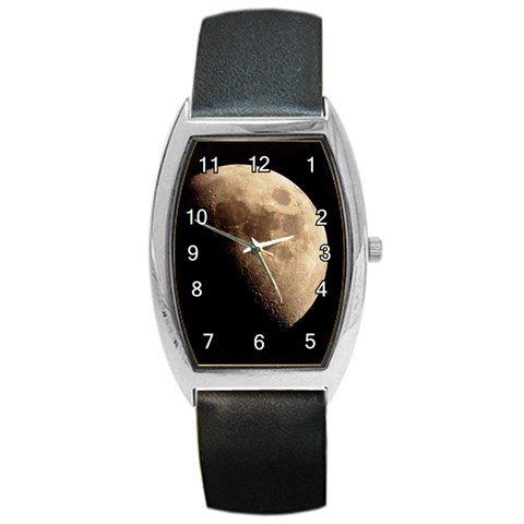 moon Barrel Style Metal Watch from ArtsNow.com Front