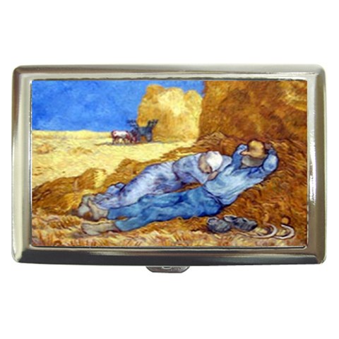 van_gogh_sieste Cigarette Money Case from ArtsNow.com Front