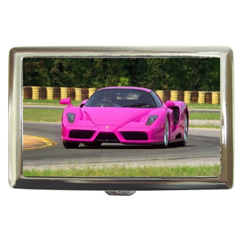 Ferrari_Enzo_pink Cigarette Money Case from ArtsNow.com Front