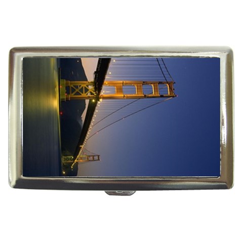 San Francisco,Bay Golden Gate, Cigarette Money Case from ArtsNow.com Front