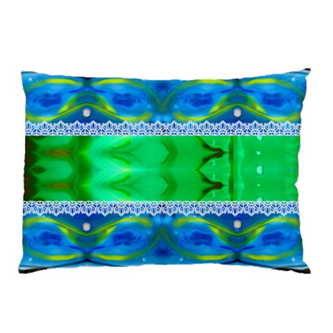 j Pillow Case (Two Sides) from ArtsNow.com Front