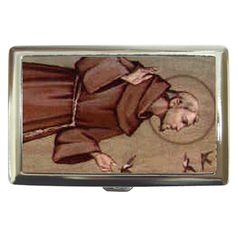 saints_catholic_org_francis Cigarette Money Case from ArtsNow.com Front