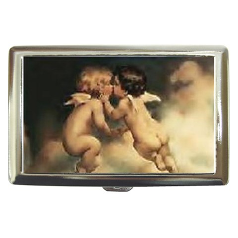 Baby%20Angels%20Kissing Cigarette Money Case from ArtsNow.com Front