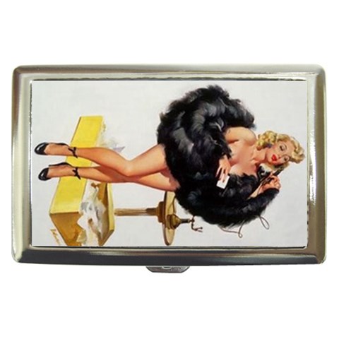 TELEPHONEGIRL Cigarette Money Case from ArtsNow.com Front