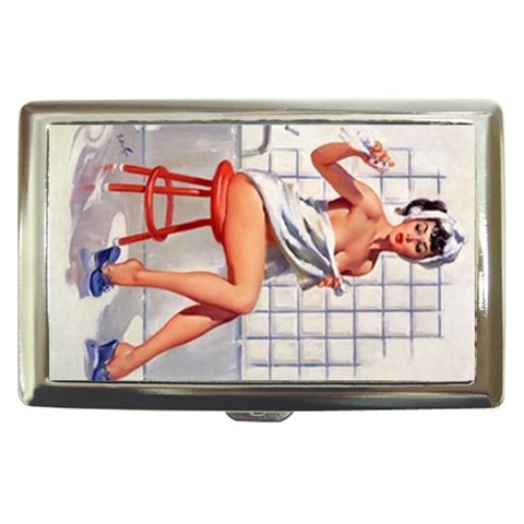 TELEPHONEGIRL Cigarette Money Case from ArtsNow.com Front