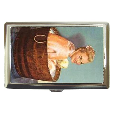 Barrel Tub Cigarette Money Case from ArtsNow.com Front