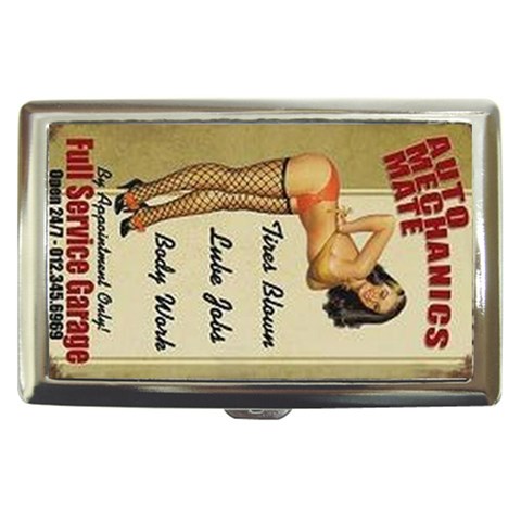 AutoMechanicsMatesmall Cigarette Money Case from ArtsNow.com Front