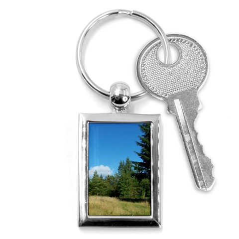 land2 Key Chain (Rectangle) from ArtsNow.com Front