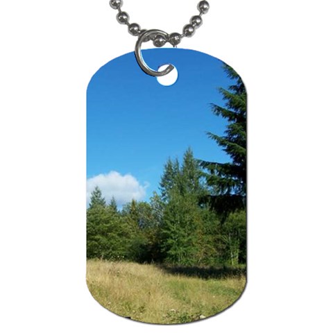 land2 Dog Tag (One Side) from ArtsNow.com Front