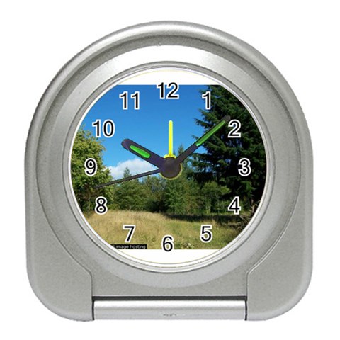 land2 Travel Alarm Clock from ArtsNow.com Front