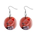 birds 1  Button Earrings