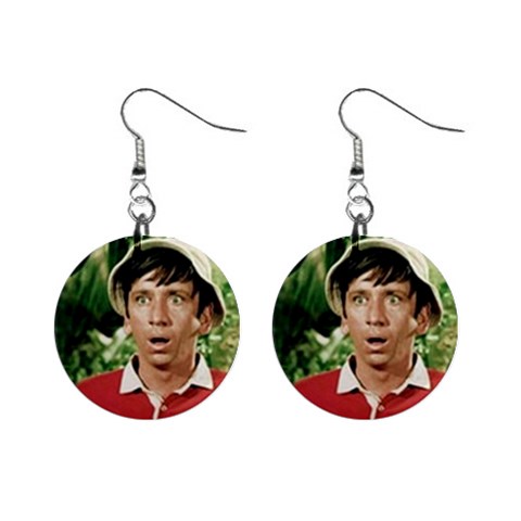 tvgilligansisland1ig 1  Button Earrings from ArtsNow.com Front