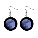 moon4 1  Button Earrings