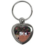 West Highland white terriers Key Chain (Heart)