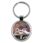 Tibetan Terriers Key Chain (Round)
