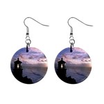 lighthouses 1  Button Earrings