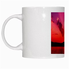 Sunset White Mug from ArtsNow.com Left