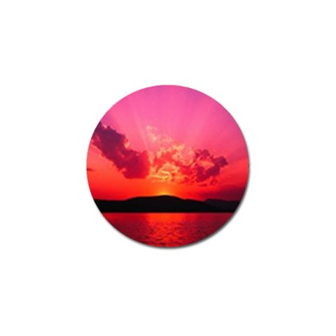 Sunset Golf Ball Marker from ArtsNow.com Front