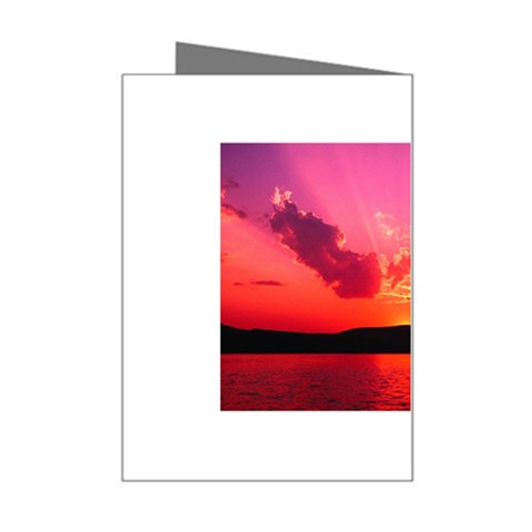 Sunset Mini Greeting Card from ArtsNow.com Right