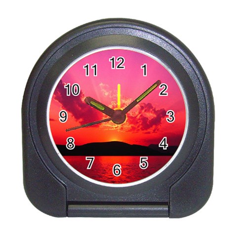 Sunset Travel Alarm Clock from ArtsNow.com Front