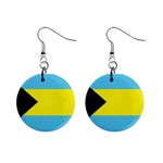 Bahamas 1  Button Earrings