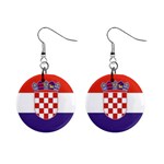 CROATIA 1  Button Earrings