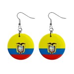 Ecuador 1  Button Earrings