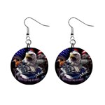 patriotic 1  Button Earrings