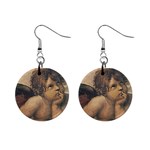 religious 1  Button Earrings