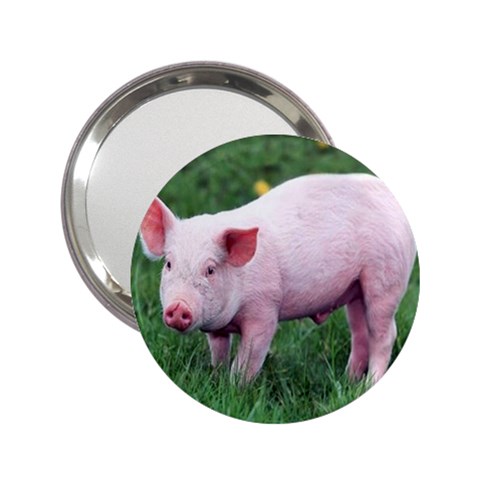 Pig Piglet 2.25  Handbag Mirror from ArtsNow.com Front