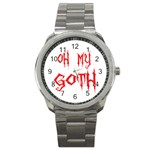 Oh My Goth Sport Metal Watch