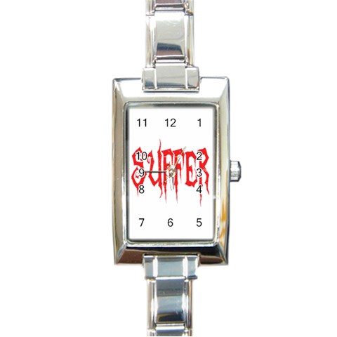 Suffer Rectangular Italian Charm Watch from ArtsNow.com Front