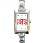 Suffer Rectangular Italian Charm Watch