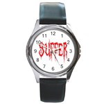 Suffer Round Metal Watch