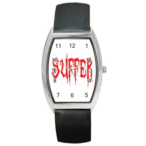 Suffer Barrel Style Metal Watch from ArtsNow.com Front