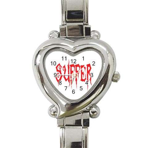 Suffer Heart Italian Charm Watch from ArtsNow.com Front