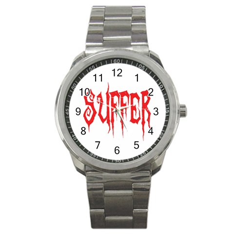 Suffer Sport Metal Watch from ArtsNow.com Front