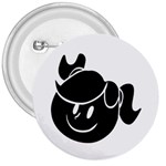 Dark Little Girl 3  Button