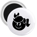 Dark Little Girl 3  Magnet